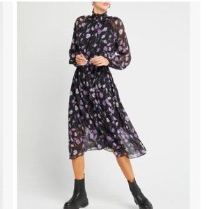 O.P.T floral On the run dress S NWT